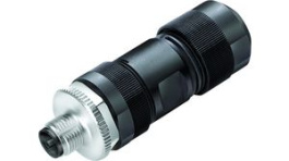 99 0699 29 05, M12 Cable Mount Socket, Straight, S-Coded, 4+PE, Power, Binder