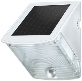 1170870, LED solar outdoor light fixture grey white, Brennenstuhl