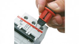 90844, Electrical Circuit Breaker Lockout;Fiberglass Reinforced Nylon;Red, Brady