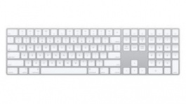 MQ052LB/A, Rechargeable Magic Keyboard with Numpad US English/QWERTY Lightning Silver, Apple