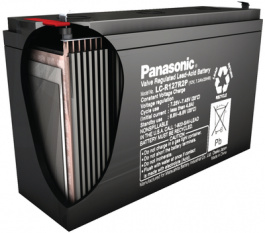 LC-R124R5P, Lead-Acid Battery, 12 V 4.2 Ah, Panasonic