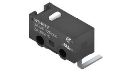 463091691402, Micro Switch WS-MITV, 3A, 2A, SPDT, 1.47N, Button, WURTH Elektronik