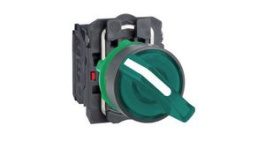 XB5AK123M5, Illuminated Selector Switch, 90°, Latching Function, Screw Clamp Terminal, SCHNEIDER ELECTRIC