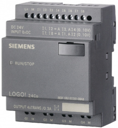 6ED10522CC010BA6, Logic Module LOGO! 24CO, 8 DI (4 D/A), 4 TO, Siemens