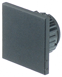 61-9450.0, Заглушка; 61; 24x24мм; Корпус: черный; Мат-л: пластик, EAO