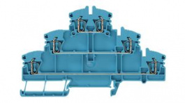 1782310000, Multi Tier Modular Terminal, 500V, 20A, 6 Poles, 2.5mm\x1a, Tension Clamp, Blue, Weidmuller