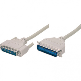 PB-304-06-BI, Printer cable DB25-Plug C36-Plug 1.8 m, Maxxtro