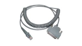 90A051350, RS232, DB25 Cable, 1.9m, Suitable for GM4100/GD4400/TD1100, Datalogic