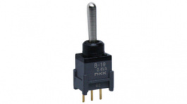 9074.1101, Toggle Switch, On-Off-(On), Soldering Pins, Straight, Marquardt