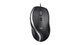 910-005784, Wired USB Mouse M500s 4000dpi Black / Grey, Logitech