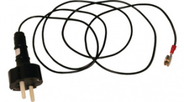 30-552-6005, Earth cable 10 mm female / Schuko plug 1.5 m, Eurostat