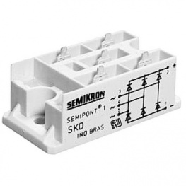 SKD31/16, Трехфазный диодный мост; 1,6кВ; 31А; 370А; G26, SEMIKRON