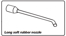 PHU-05 ESD, Flexible rubber nozzle, diam. 14 mm, Muntz Technics