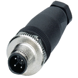 1662528, Cable plug M12 Poles 4, Phoenix Contact