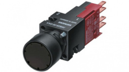 3SB2202-0AB01, Pushbutton, Complete, Black, Siemens