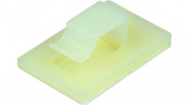 RND 475-00476, Self-adhesive clip natural Polyamide 6.6, RND Cable