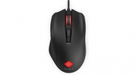 8BC53AA#ABB , OMEN Vector Wired USB Mouse 16000dpi Black / Red, HP
