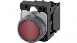 3SU1132-0AB20-1BA0, Illuminated Pushbutton Switch Assembly 1NO 10 A 500 V IP20/IP66/IP67/IP69/IP69K, Siemens