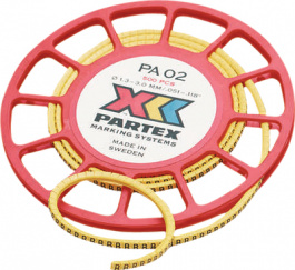 PA-02003SV40.F [500 шт], Cable Markers, ^F^, Partex