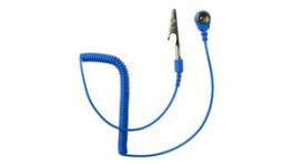 RND 600-00168, ESD Spiral Cable 3.05m, 10 mm Stud/Banana, RND Lab