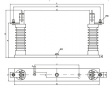 3100102. HH-U 27x140 мм HV-Fuse-Base DIN Standard