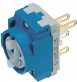 61-8490.12, Контактная группа; 61; -25?55°C; Выводы: коннекторы; 250ВAC; 5А, EAO