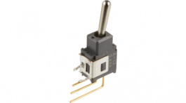 A12AV, Переключатель: тумблер; Пол: 2; SPDT; ON-ON; 0,1A/28ВAC; 0,1A/28ВDC, NKK Switches (NIKKAI, Nihon)