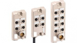 906-5M NC032, Sensor Distributor M12 8 A Number of Ports 4, Alpha Wire