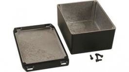 1590WCFLBK, Watertight Die Cast Enclosure Flanged Lid, 94 x 120 x 53 mm, Black, IP65, 1590W, Hammond