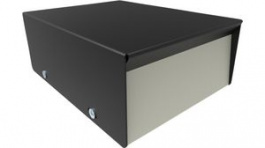 1454E, Metal Instrument Case, Black / Grey, Steel, 1454, Hammond