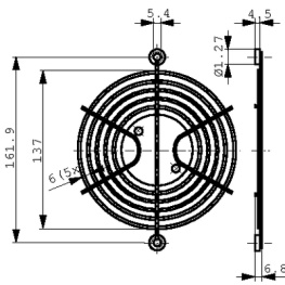 LZ 24, Protective grid Series 7000, Ebmpapst