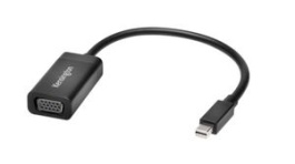 K33987WW, Adapter, Mini DisplayPort Plug - VGA 15-pin Socket, Kensington