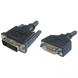 BB-914-06, DVI-D extension dual link m - f 2 m Black, Maxxtro