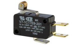 V7-1C17E9-201, Микропереключатель SNAP ACTION; с рычагом (с роликом); SPDT, Honeywell