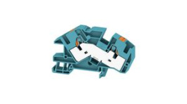 2668750000, Terminal Block, Blade Terminal, 1 x 5.5 mm, 2 Poles, 800V, 76A, 0.5 ... 16mm², Blue, Weidmuller