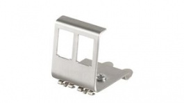 21.99.3009, DIN-Rail Adapter for Keystone Modules, 2x Keystone, Silver, Value