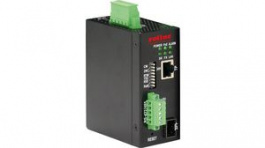 21.13.1139, Converter DIN Rail RS422/485 to Fast Ethernet (RJ45) or Fibre Optic (SFP) Black, Roline