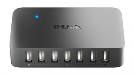 H/W G1 DUB-H7/E, Hub, USB 2.0, Grey, 7x USB A Socket - USB C Socket, D-Link