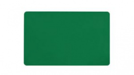 104523-135, Plastic Card, 500 Cards, PVC, Green, Zebra