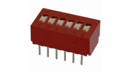 BD08, Переключатель: DIP-SWITCH; Кол-во секций:8; OFF-ON; 0,025A/25ВDC, C & K