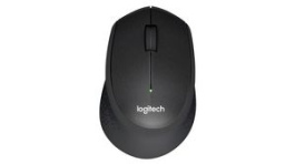 910-004913, Silent Business Wireless Mouse B330 1000dpi Optical Black, Logitech
