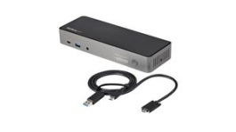 DK31C3HDPDUE, USB-A & USB-C Docking Station 3.5 mm Socket/DisplayPort/HDMI/RJ45/SD/USB-A/USB-C, StarTech.com