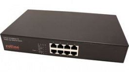 21.13.1191, PoE Switch Rackmount 8x PoE, 8x 10/100, Roline