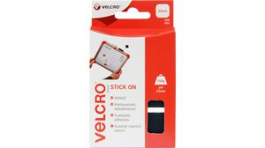 VEL-EC60236 [24 шт], Stick On Squares Black 25 mmx25 mm Pack of 24 pieces, VELCRO