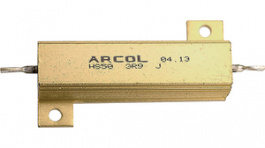 HS50 1K2 J, Arcol HS50 Series Aluminium Housed Axial Wire Wound Panel Mount Resistor, 1.2k? , Arcol