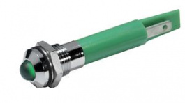 19510431, LED Indicator, Green, 5mcd, 230V, 8mm, IP67, CML INNOVATIVE TECHNOLOGIES