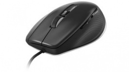 3DX-700080, Wired Mouse CADMOUSE PRO 7200dpi Optical Right-Handed Black, 3Dconnexion
