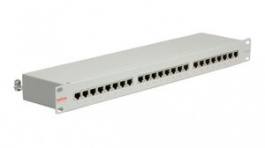 26.11.0329, Patch Panel, Cat.5e, 24x RJ45, 19", Roline