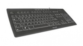 2810664, Keyboard US/EU QWERTY USB Black, Terra