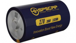 SCP2000C0-0002R7WLH, Ultra capacitor 2000 F 2.7 V, SPSCAP Supreme Power Solutions